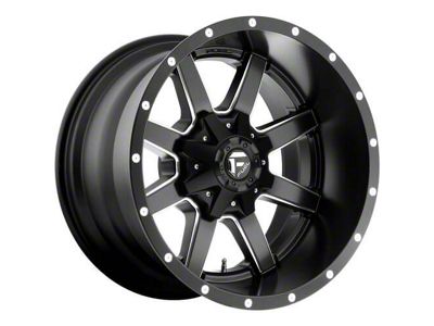 Fuel Wheels Maverick Matte Black Milled 8-Lug Wheel; 20x10; -18mm Offset (07-10 Silverado 2500 HD)