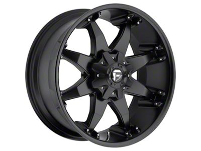 Fuel Wheels Octane Matte Black 8-Lug Wheel; 20x12; -44mm Offset (07-10 Silverado 2500 HD)