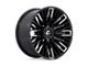 Fuel Wheels Rebar Gloss Black Milled 8-Lug Wheel; 20x10; -18mm Offset (20-24 Silverado 2500 HD)