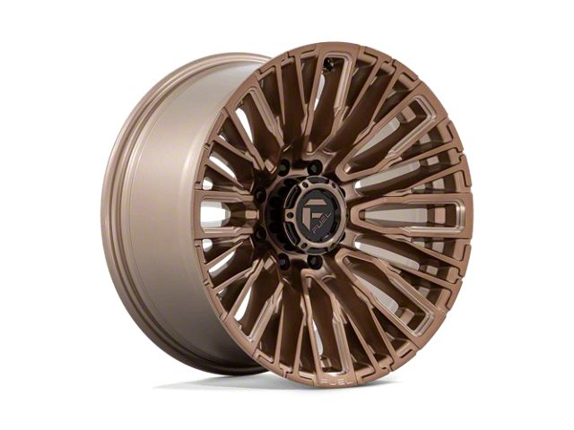 Fuel Wheels Rebar Platinum Bronze Milled 8-Lug Wheel; 20x10; -18mm Offset (07-10 Silverado 2500 HD)