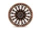 Fuel Wheels Rebar Platinum Bronze Milled 8-Lug Wheel; 20x10; -18mm Offset (07-10 Silverado 2500 HD)