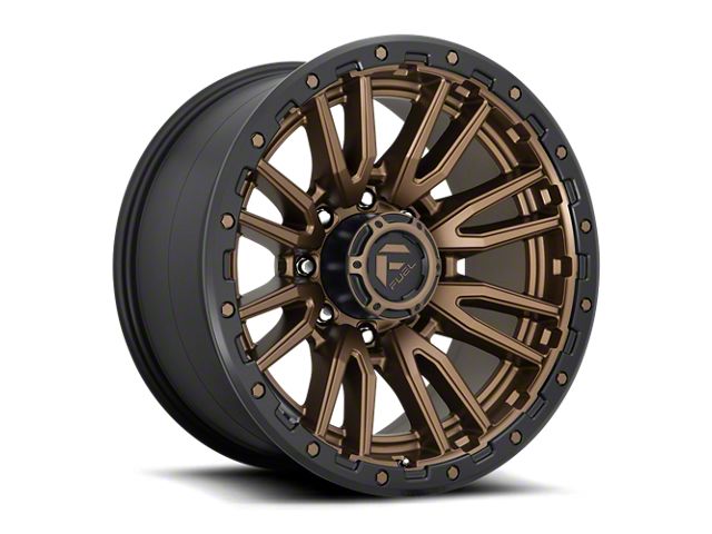 Fuel Wheels Rebel Matte Bronze 8-Lug Wheel; 20x10; -18mm Offset (07-10 Silverado 2500 HD)