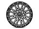 Fuel Wheels Rebel Matte Gunmetal 8-Lug Wheel; 20x9; 1mm Offset (07-10 Silverado 2500 HD)
