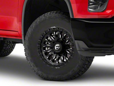 Fuel Wheels Rincon Gloss Black Milled 8-Lug Wheel; 18x9; -12mm Offset (20-25 Silverado 2500 HD)