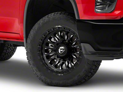 Fuel Wheels Rincon Gloss Black Milled 8-Lug Wheel; 20x9; 1mm Offset (20-24 Silverado 2500 HD)