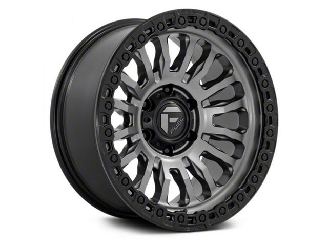 Fuel Rims 2500 Fuel Wheels Silverado 2500 Rincon Matte Gunmetal with Black Lip 8-Lug ...