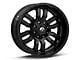 Fuel Wheels Sledge Gloss and Matte Black 8-Lug Wheel; 20x10; -18mm Offset (07-10 Silverado 2500 HD)