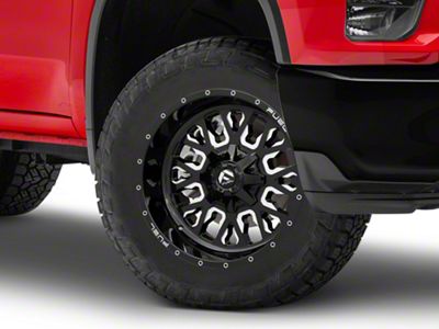 Fuel Wheels Stroke Gloss Black Milled 8-Lug Wheel; 20x10; -18mm Offset (20-25 Silverado 2500 HD)