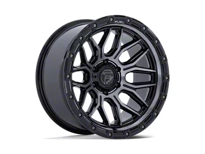 Fuel Wheels Surge Gloss Black Machined with Gray Tint 8-Lug Wheel; 20x9; 20mm Offset (20-25 Silverado 2500 HD)