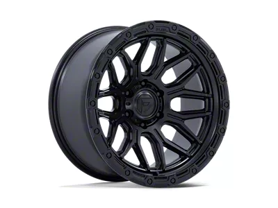 Fuel Wheels Surge Matte Black with Gloss Black Lip 8-Lug Wheel; 20x10; -18mm Offset (20-25 Silverado 2500 HD)