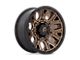 Fuel Wheels Traction Matte Bronze with Black Ring 8-Lug Wheel; 20x9; 1mm Offset (07-10 Silverado 2500 HD)