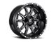 Fuel Wheels Vandal Gloss Black Milled 8-Lug Wheel; 20x9; 1mm Offset (20-24 Silverado 2500 HD)
