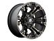 Fuel Wheels Vapor Matte Black Double Dark Tint 8-Lug Wheel; 20x9; 20mm Offset (07-10 Silverado 2500 HD)