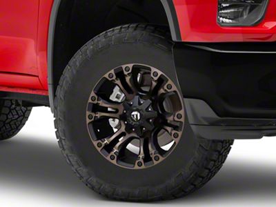Fuel Wheels Vapor Matte Black Double Dark Tint 8-Lug Wheel; 18x9; 20mm Offset (20-25 Silverado 2500 HD)