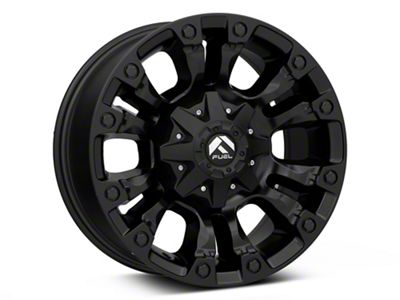 Fuel Wheels Vapor Matte Black 8-Lug Wheel; 17x10; -18mm Offset (07-10 Silverado 2500 HD)