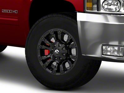 Fuel Wheels Vapor Matte Black 8-Lug Wheel; 17x9; 1mm Offset (07-10 Silverado 2500 HD)