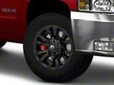 Fuel Wheels Vapor Matte Black 8-Lug Wheel; 18x9; 20mm Offset (07-10 Silverado 2500 HD)