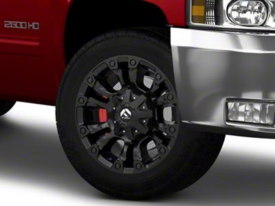 Fuel Wheels Vapor Matte Black 8-Lug Wheel; 20x10; -18mm Offset (07-10 Silverado 2500 HD)