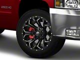 Fuel Wheels Assault Gloss Black Milled 8-Lug Wheel; 20x9; 20mm Offset (07-10 Silverado 3500 HD SRW)