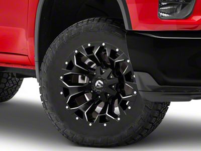 Fuel Wheels Assault Matte Black Milled 8-Lug Wheel; 20x9; 20mm Offset (20-25 Silverado 3500 HD SRW)