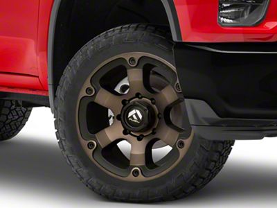 Fuel Wheels Beast Matte Black Double Dark Tint 8-Lug Wheel; 22x12; -44mm Offset (20-25 Silverado 3500 HD SRW)