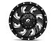Fuel Wheels Cleaver Gloss Black Milled 8-Lug Wheel; 17x9; 1mm Offset (07-10 Silverado 3500 HD SRW)