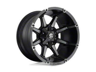 Fuel Wheels Coupler Matte Black Double Dark Tint 8-Lug Wheel; 20x9; 20mm Offset (20-25 Silverado 3500 HD SRW)