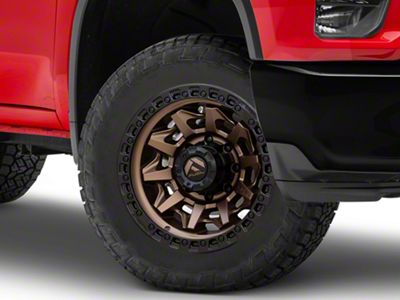 Fuel Wheels Covert Matte Bronze with Black Bead Ring 8-Lug Wheel; 20x10; -18mm Offset (20-25 Silverado 3500 HD SRW)