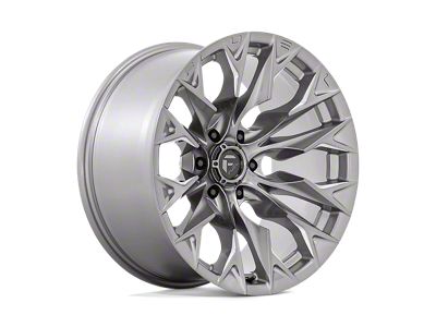 Fuel Wheels Flame Platinum 8-Lug Wheel; 20x10; -18mm Offset (07-10 Silverado 3500 HD SRW)