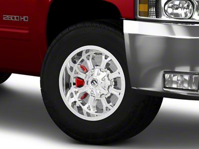 Fuel Wheels Krank Chrome 8-Lug Wheel; 17x9; 1mm Offset (07-10 Silverado 3500 HD SRW)