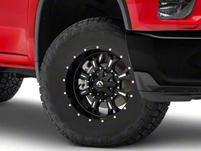 Fuel Wheels Krank Matte Black Milled 8-Lug Wheel; 18x9; 20mm Offset (20-25 Silverado 3500 HD SRW)