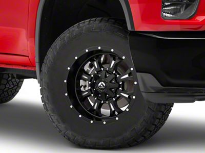 Fuel Wheels Krank Matte Black Milled 8-Lug Wheel; 18x9; 20mm Offset (20-24 Silverado 3500 HD SRW)