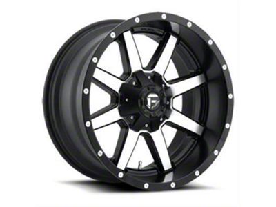 Fuel Wheels Maverick Matte Black Machined 8-Lug Wheel; 20x10; -18mm Offset (11-14 Silverado 3500 HD SRW)