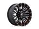Fuel Wheels Quake Gloss Black Milled 8-Lug Wheel; 20x9; 1mm Offset (20-24 Silverado 3500 HD SRW)