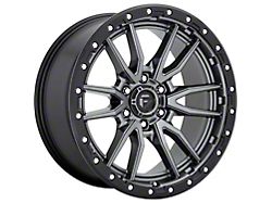 Fuel Wheels Rebel Matte Gunmetal Ring 8-Lug Wheel; 20x9; 1mm Offset (20-26 Silverado 3500 HD SRW)