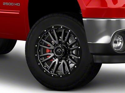 Fuel Wheels Rebel Matte Gunmetal 8-Lug Wheel; 20x10; -18mm Offset (07-10 Silverado 3500 HD SRW)