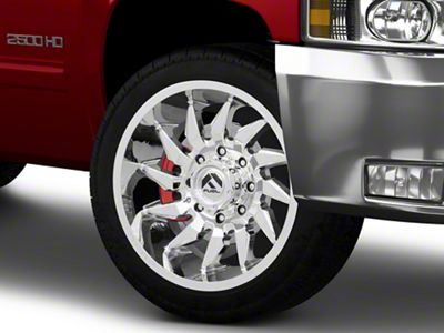 Fuel Wheels Saber Chrome 8-Lug Wheel; 20x10; -18mm Offset (07-10 Silverado 3500 HD SRW)