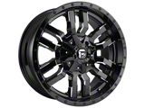 Fuel Wheels Sledge Gloss Black Milled 8-Lug Wheel; 20x9; 20mm Offset (07-10 Silverado 3500 HD SRW)