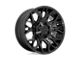 Fuel Wheels Twitch Blackout 8-Lug Wheel; 20x10; -18mm Offset (07-10 Silverado 3500 HD SRW)