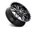 Fuel Wheels Sledge Gloss Black Milled 6-Lug Wheel; 24x14; -75mm Offset (14-18 Sierra 1500)