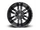 Fuel Wheels Sledge Gloss and Matte Black 6-Lug Wheel; 20x12; -44mm Offset (14-18 Silverado 1500)