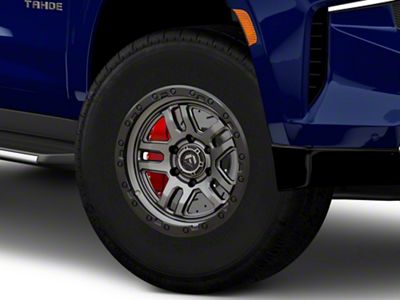Fuel Wheels Ammo Matte Gunmetal with Black Bead Ring 6-Lug Wheel; 17x9; 1mm Offset (21-25 Tahoe)