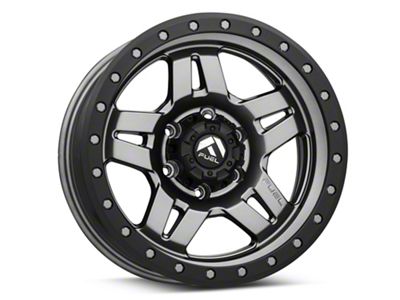 Fuel Wheels Anza Anthracite with Black Ring 6-Lug Wheel; 17x8.5; -6mm Offset (21-25 Tahoe)