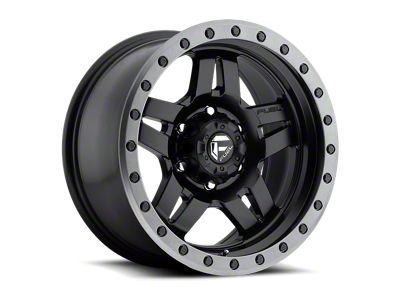 Fuel Wheels Anza Matte Black with Anthracite Ring 6-Lug Wheel; 18x9; 1mm Offset (21-25 Tahoe)