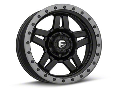 Fuel Wheels Anza Matte Black with Anthracite Ring 6-Lug Wheel; 20x9; 1mm Offset (21-25 Tahoe)