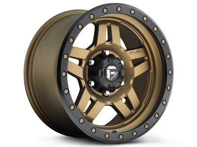Fuel Wheels Anza Matte Bronze with Black Ring 6-Lug Wheel; 20x9; 1mm Offset (21-25 Tahoe)