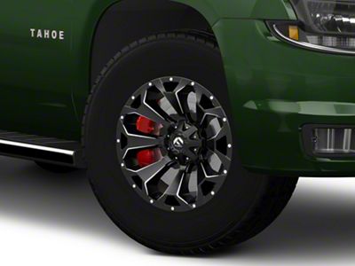 Fuel Wheels Assault Matte Black Milled 6-Lug Wheel; 18x9; 19mm Offset (15-20 Tahoe)