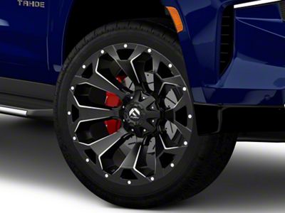 Fuel Wheels Assault Matte Black Milled 6-Lug Wheel; 24x11; -24mm Offset (21-25 Tahoe)