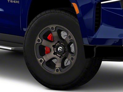 Fuel Wheels Beast Matte Black Machined with Dark Tint 6-Lug Wheel; 18x9; -12mm Offset (21-25 Tahoe)