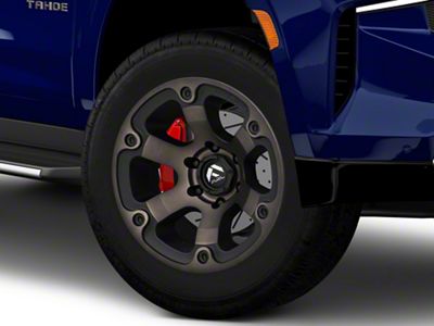 Fuel Wheels Beast Matte Black Machined with Dark Tint 6-Lug Wheel; 20x9; 20mm Offset (21-25 Tahoe)